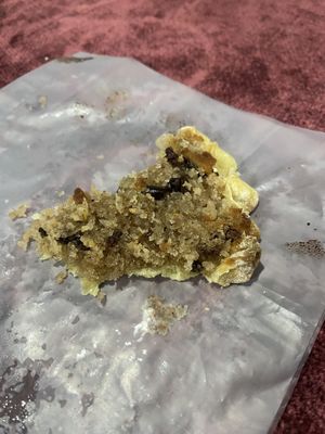 i forgot to take the pic before, was really great. tartaleta (coconut, cacao nibs, sugar)   at By Nathy's in Puerto Viejo De Talamanca