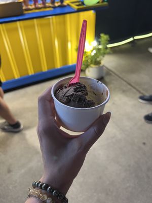 Vegan chocolate   at Lahla Ice Cream Khao Soi in Chiang Mai