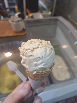 Toffee coconut at Lahla Ice Cream Khao Soi in Chiang Mai