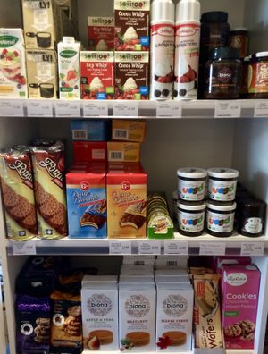 The Incredible Nutshell - Sheffield's vegan shop - cream, biscuits and chocolate spreads at All Carrot No Stick in Sheffield