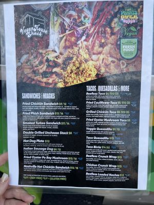   at Vegan House Shack Kitchen @ Planted by Faith in Greenville