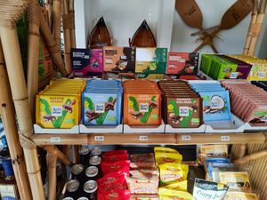 Vegan chocolates at Dabó Smoothies in Zurich