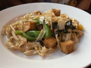 Pad kee mao  at Krua Thai Cuisine in Kailua Kona