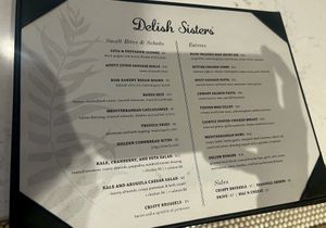 Great vegan menu  at Delish Sisters in Clemson