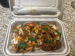 Mediterranean  Bowl  at Delish Sisters in Clemson