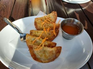 Thai samosas at Plumeria in San Diego