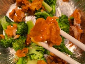 tangerine “chicken"  at Plumeria in San Diego