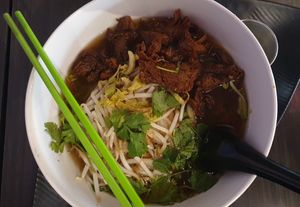 Duck Noodle Soup at Plumeria in San Diego