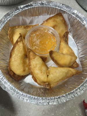 Cheese wonton   at Plumeria in San Diego