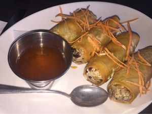 Thai Crispy Spring Rolls at Plumeria in San Diego