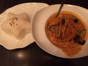 Red Curry at Plumeria in San Diego