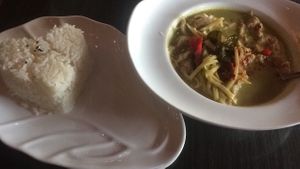 Green Curry at Plumeria in San Diego