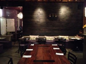 inside  at Plumeria in San Diego