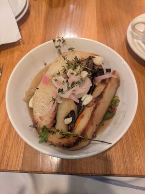 Vegan loaf (Vegetable loaf with vegan sauce) at Union & Finch in Allentown