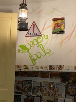 All vegan restaurant   at El Shamuskiao in Havana