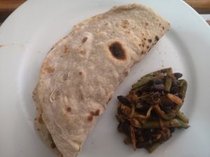 Veggie taco at El Shamuskiao in Havana