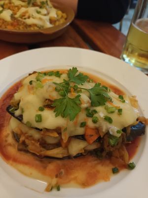 Eggplant Lasagne (no pasta) at El Shamuskiao in Havana