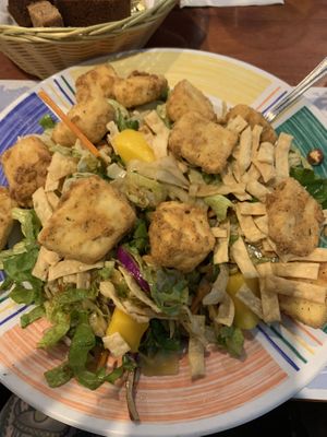 Ko Tao salad with fried tofu  at Sharky's On the Pier in Venice