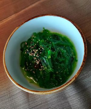 Alga wakame. at Found Sushi Restaurant in Vertemate Con Minoprio