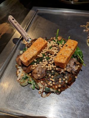 Tofu okonomiyaki at Gaijin in Chicago