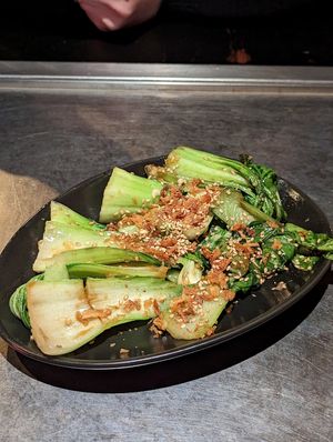 Bok choy at Gaijin in Chicago