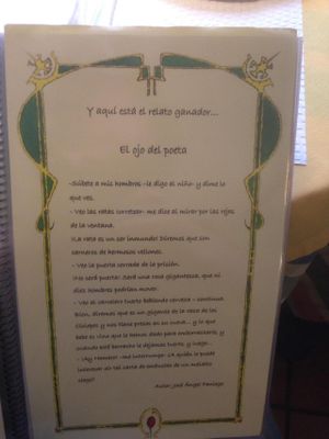 Menu (Spanish) at Galgala Vegetariano in Vigo