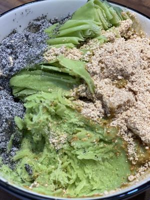 shaved ice matcha  at Ci Hong Vegetarian 慈鴻素食 in New Taipei City