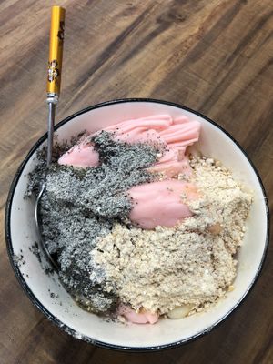 strawberry mochi  at Ci Hong Vegetarian 慈鴻素食 in New Taipei City