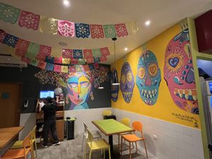 Inside  at Gracias Madre in Puerto Villamil