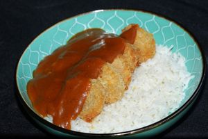 Katsu Curry 
(with sweet potato)  at Highland in Bohol