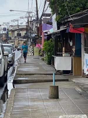 You can see the Jay symbol in the distance. at Aob Aun Vegan in Koh Samui