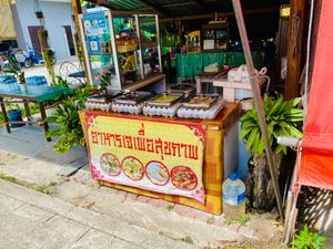 Delicious buffet selection. at Aob Aun Vegan in Koh Samui