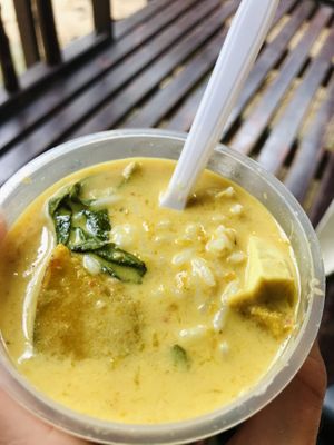 Vegan pumpkin curry  at Aob Aun Vegan in Koh Samui