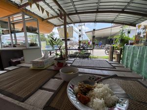 View from inside  at Aob Aun Vegan in Koh Samui