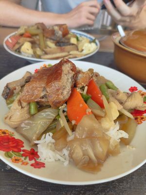 Buffet at Aob Aun Vegan in Koh Samui