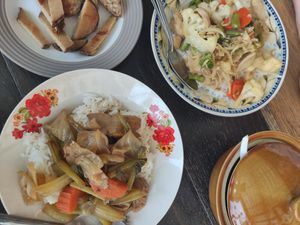 Buffet at Aob Aun Vegan in Koh Samui