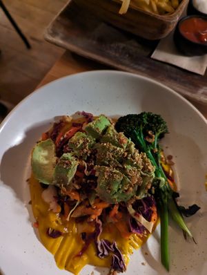 Winter salad at ISO Bistro in Raglan