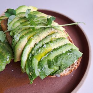 Avo toast at Ketilkaffi in Akureyri