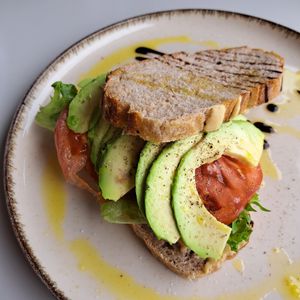 Hummus sandwich at Ketilkaffi in Akureyri