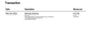  at Bombay Express - Atrium Flora in Prague