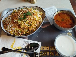 Veg biryani at Bombay Express - Atrium Flora in Prague