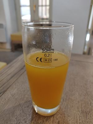 Mango Juice 🥤 at Bombay Express in Prague