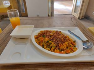 Vegetable Biryani at Bombay Express in Prague