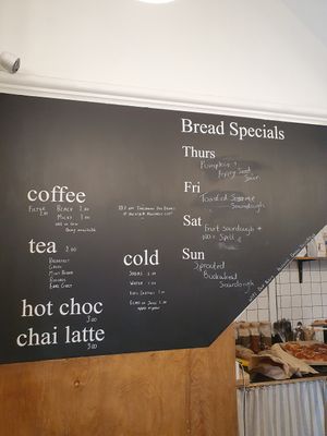 Menu at Oast in Margate