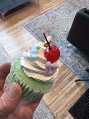 Shamrock shake  at Vegan East - 34th Ave S in Minneapolis