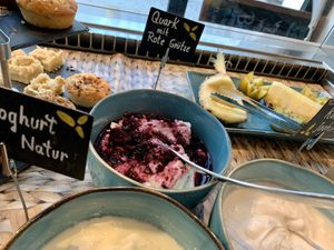 vegan curd at Almodovar Hotel in Berlin