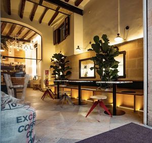 .  at Mistral Coffee House in Mallorca