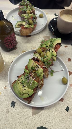 One of their sourdough options   at Mistral Coffee House in Mallorca
