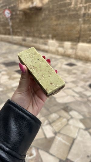 matcha date bar  at Mistral Coffee House in Mallorca