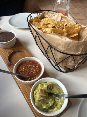 Nachos (without queso)  at La Muñeca in Nazare